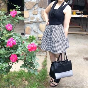 EXPRESS polkadot bubble skirt